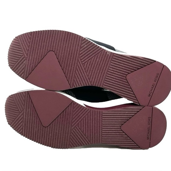 Michael Kors Women's Felix Trainer Glitter Mesh Slip-on Sneakers - Picture 8 of 8